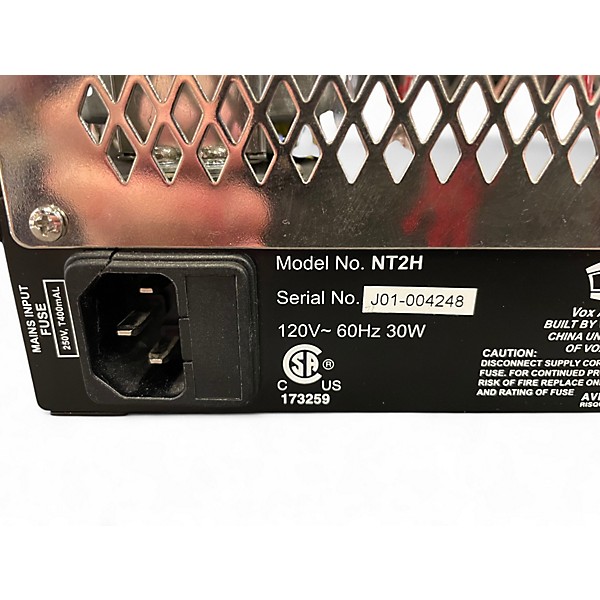 Used 2018 VOX NT2H Night Train 2W Tube Guitar Amp Head