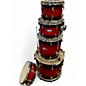 Used Pearl 5 Piece decade maple red Drum Kit