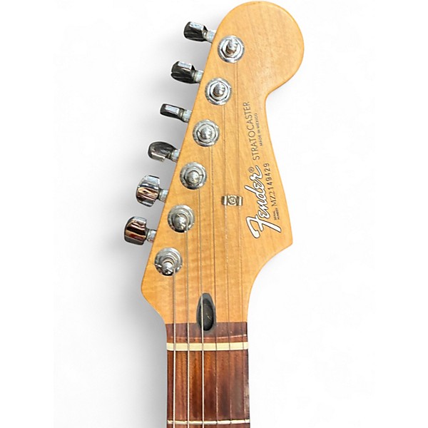 Used Fender Standard Stratocaster Black Solid Body Electric Guitar