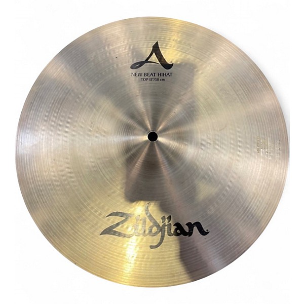 Used Zildjian 15in New Beat Hi Hat Top Cymbal