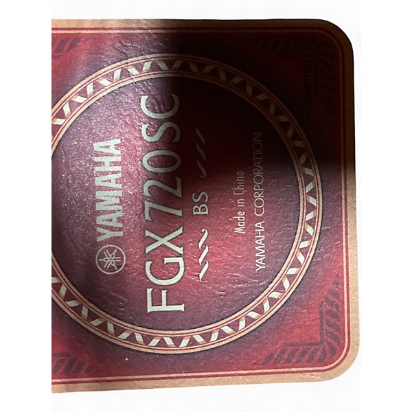 Used Yamaha FGX720SC SUNBURST Acoustic Electric Guitar