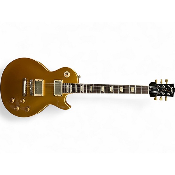 Used 2012 Gibson LES PAUL LEE ROY PARNELL Gold Solid Body Electric Guitar