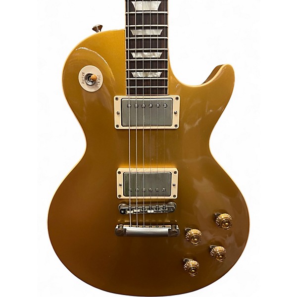 Used 2012 Gibson LES PAUL LEE ROY PARNELL Gold Solid Body Electric Guitar