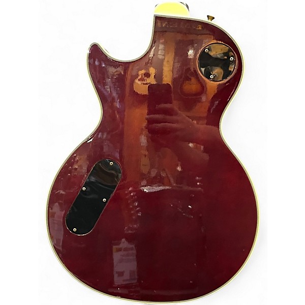 Used Epiphone Les Paul Prophecy Custom EX Crimson Red Trans Solid Body Electric Guitar