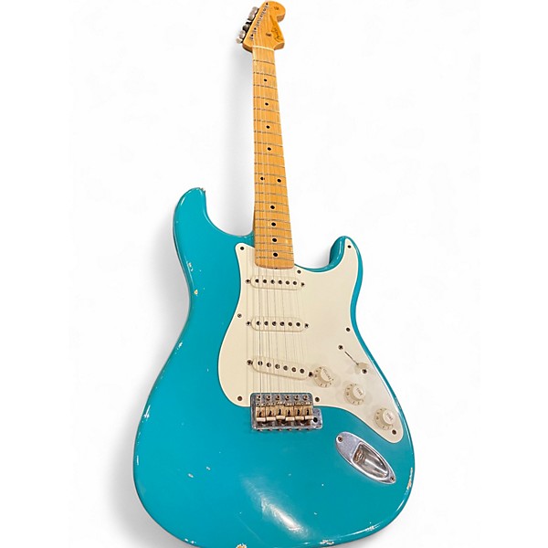 Used Fender 1956 RELIC STRATOCASTER Turquoise Solid Body Electric Guitar