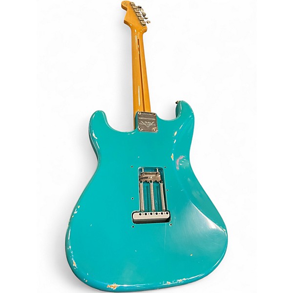 Used Fender 1956 RELIC STRATOCASTER Turquoise Solid Body Electric Guitar