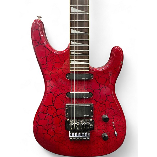 Used Aria Pro-II XR Series Red Crackle Solid Body Electric Guitar