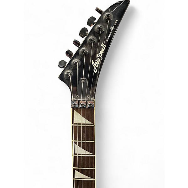 Used Aria Pro-II XR Series Red Crackle Solid Body Electric Guitar