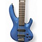 Used ESP LTD B105 5 String Baltic Blue Electric Bass Guitar