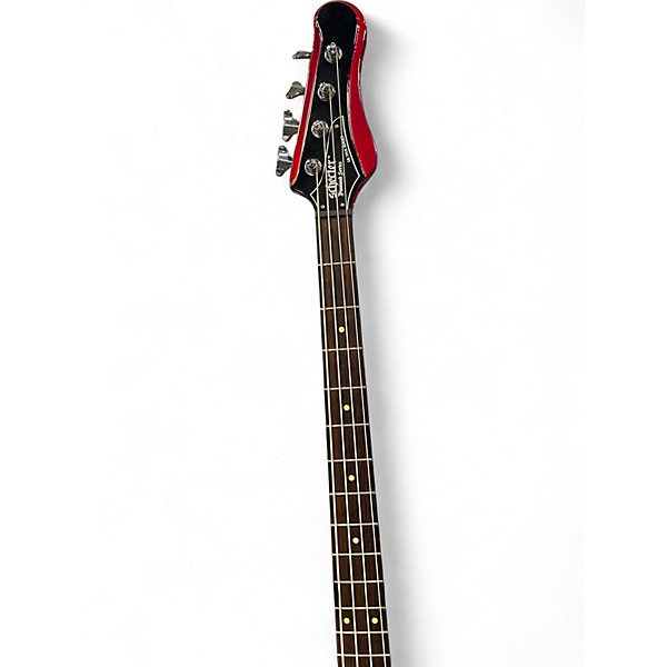 Used Schecter Guitar Research Ultras Bass Diamond Series Cherry Electric Bass Guitar
