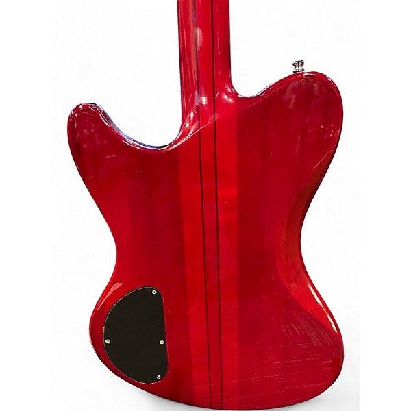 Used Schecter Guitar Research Ultras Bass Diamond Series Cherry Electric Bass Guitar