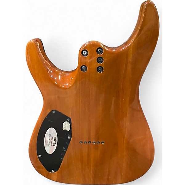 Used Schecter Guitar Research CR-6 GREEN Solid Body Electric Guitar