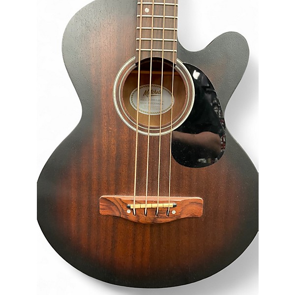 Used Mitchell T239BCE-BST EDGE BURST Acoustic Bass Guitar