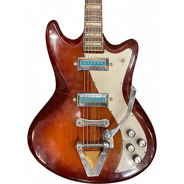 Vintage 1968 Kay APOLLO II Natural Solid Body Electric Guitar