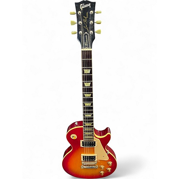 Used Gibson Les Paul Classic 2 Color Sunburst Solid Body Electric Guitar