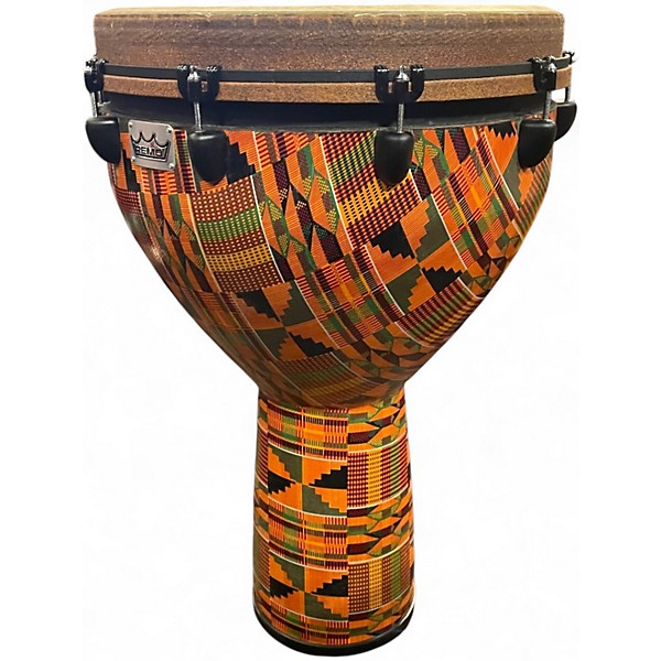 Used Remo DJEMBE MONDO KINTEKLOTH Djembe