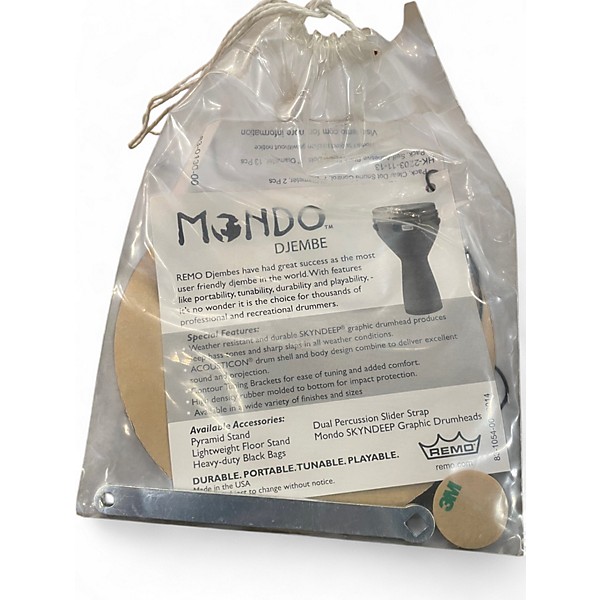 Used Remo DJEMBE MONDO KINTEKLOTH Djembe