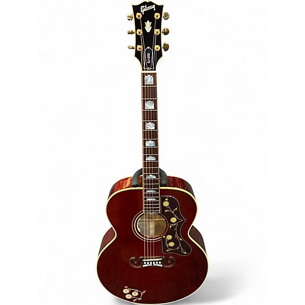 Used Gibson SJ200 Standard Super Jumbo Wine Red Acoustic Guitar