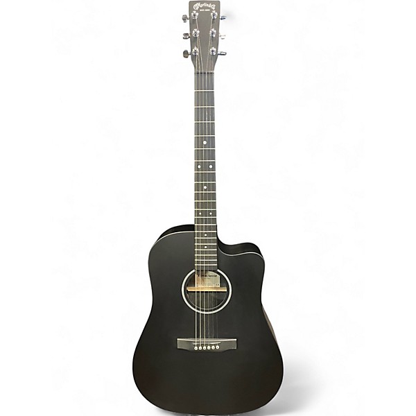 Used Martin DCX1E Flat Black Acoustic Electric Guitar