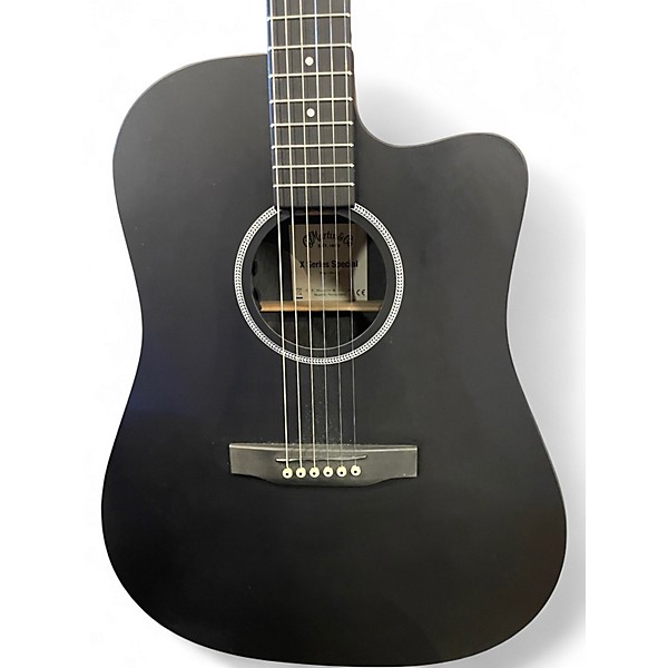 Used Martin DCX1E Flat Black Acoustic Electric Guitar