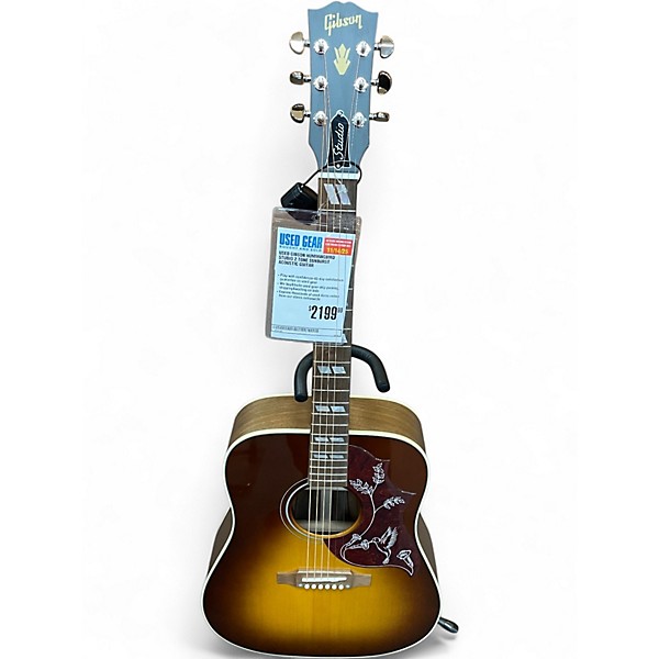 Used Gibson Hummingbird Studio 2 Tone Sunburst Acoustic Guitar