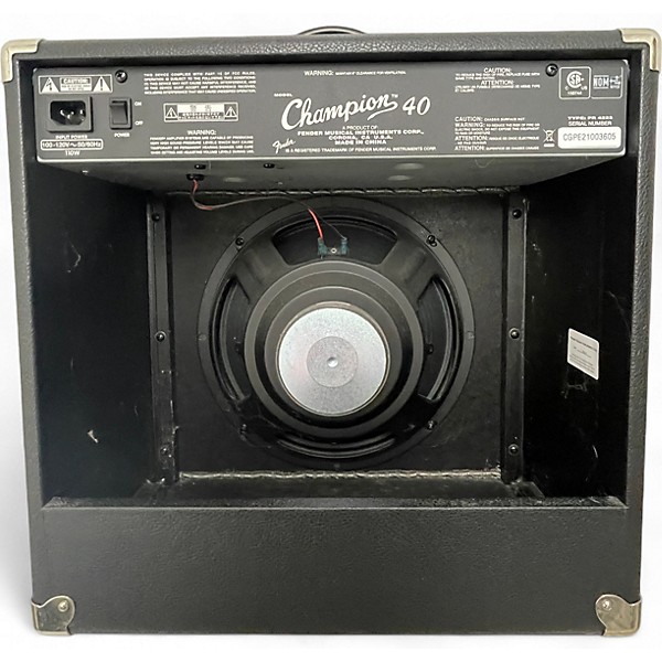 Used Fender Champion 40 Guitar Combo Amp