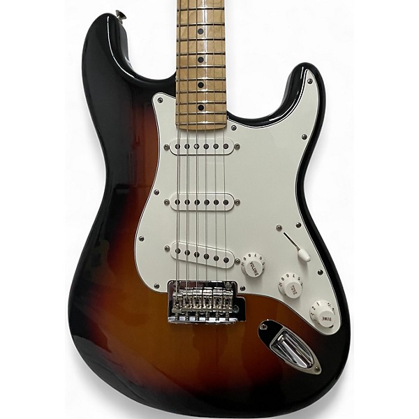 Used Fender Player Stratocaster 3 Tone Sunburst Solid Body Electric Guitar
