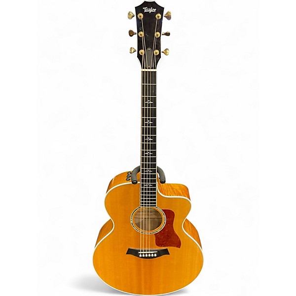 Used Taylor 615CE Natural Acoustic Electric Guitar