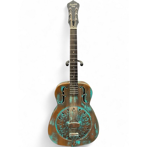 Used Recording King RM997VG Metallic Green Acoustic Guitar