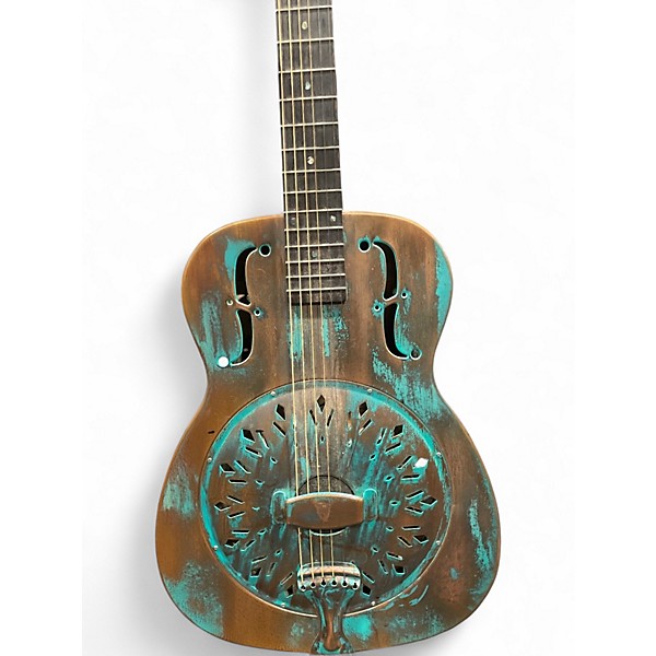 Used Recording King RM997VG Metallic Green Acoustic Guitar