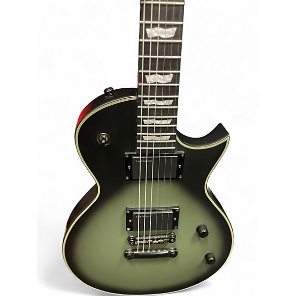 Used ESP LTD BK-600 Military Green Burst Solid Body Electric Guitar