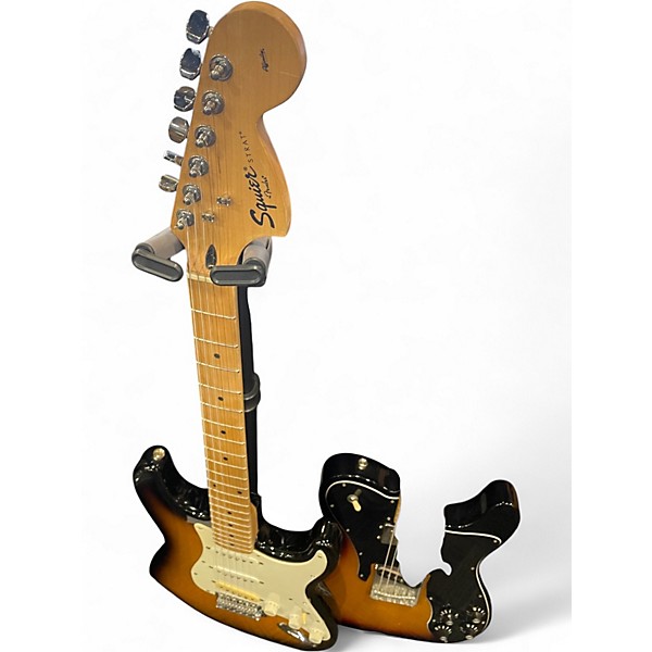 Used Squier Affinity Stratocaster 2 Color Sunburst Solid Body Electric Guitar