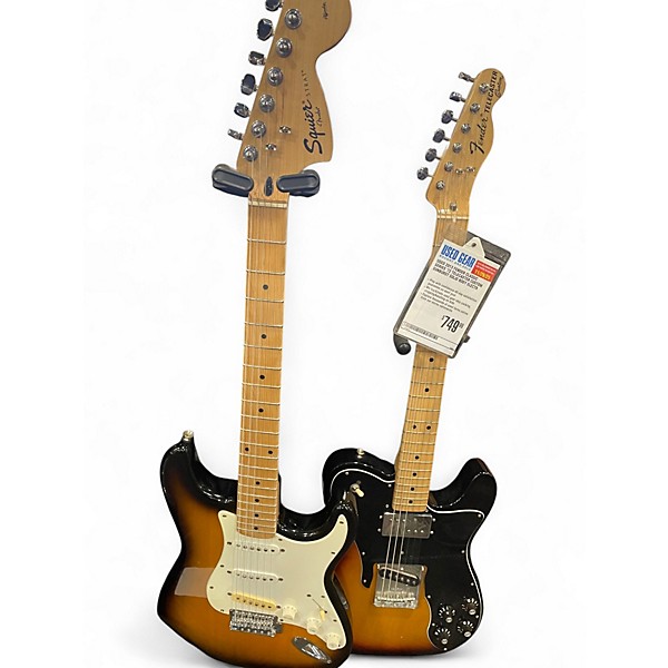 Used Squier Affinity Stratocaster 2 Color Sunburst Solid Body Electric Guitar