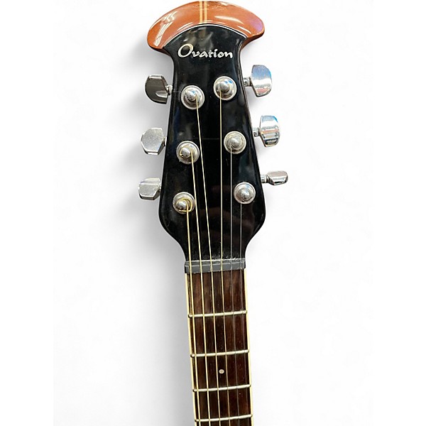 Used Ovation 2778AX-5 Standard Elite Black Acoustic Electric Guitar