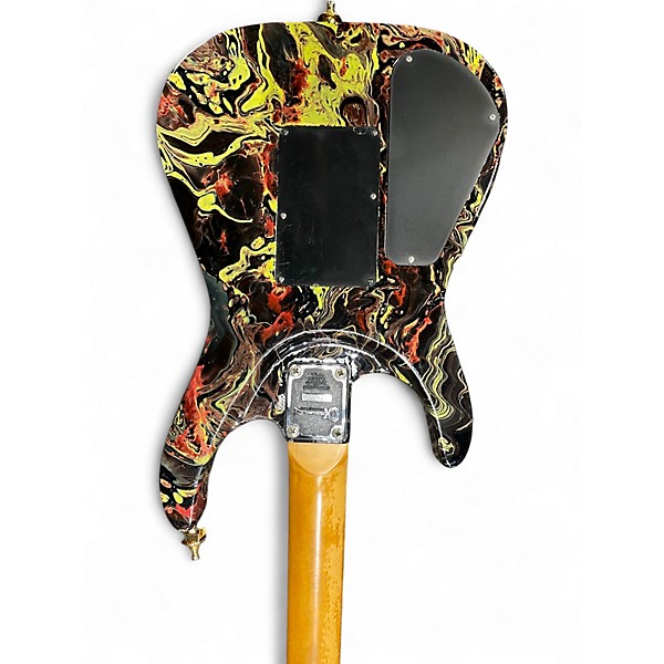 Vintage 1989 Charvel FUSION DELUXE Custom Graphic Solid Body Electric Guitar