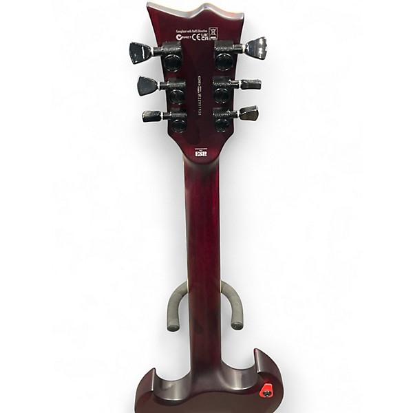 Used ESP LTD Viper 1000 Deluxe ET BURGANDY Solid Body Electric Guitar