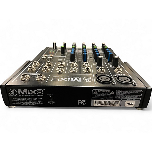 Used Mackie Mix8 Unpowered Mixer