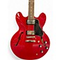 Used Epiphone ES355 Trans Red Hollow Body Electric Guitar