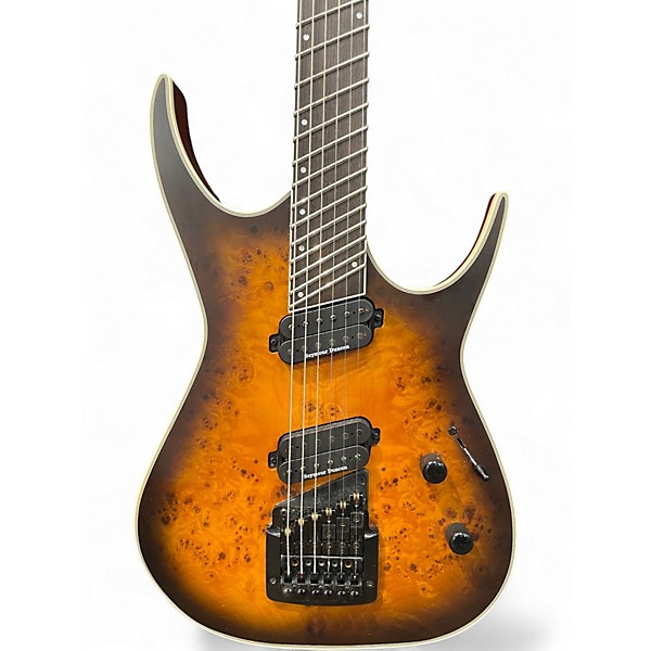 Used Dean EXILE SELECT MULTISCALE 2 Tone Sunburst Solid Body Electric Guitar