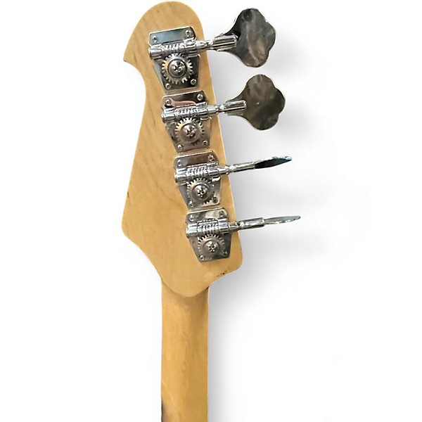 Used Fojill PJ Shell Pink Electric Bass Guitar