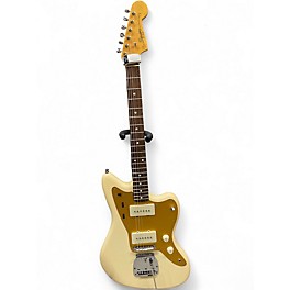 Used Squier J Mascis Jazzmaster Vintage White Solid Body Electric Guitar