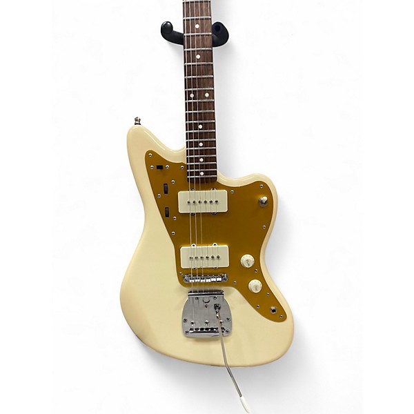 Used Squier J Mascis Jazzmaster Vintage White Solid Body Electric Guitar