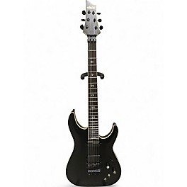 Used Schecter Guitar Research Diamond Series C7 SLS Evil Twin Satin Black Solid Body Electric Guitar