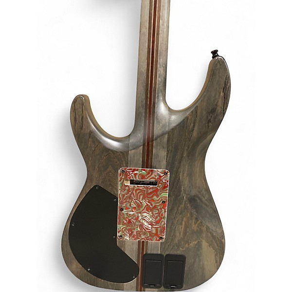 Used Schecter Guitar Research Diamond Series C7 SLS Evil Twin Satin Black Solid Body Electric Guitar