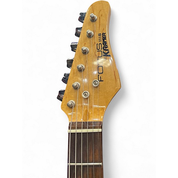 Used Kramer focus1115 Black Solid Body Electric Guitar