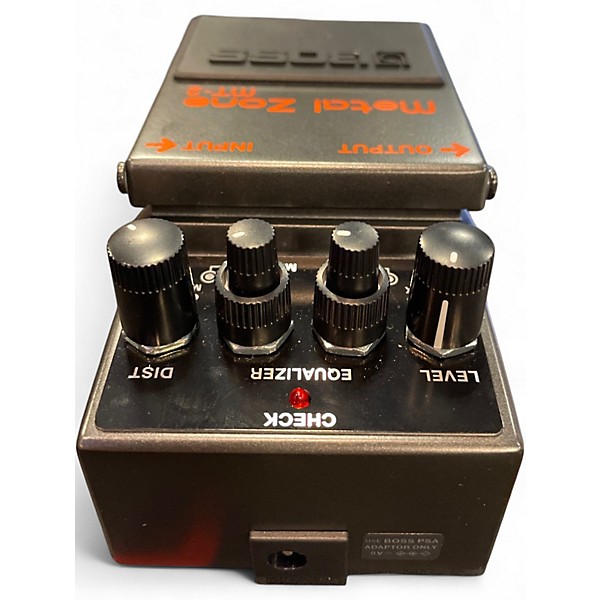 Used BOSS MT2 Metal Zone Distortion Effect Pedal