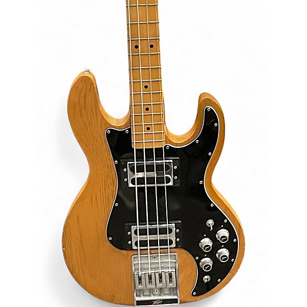 Used Peavey T40 Natural Electric Bass Guitar