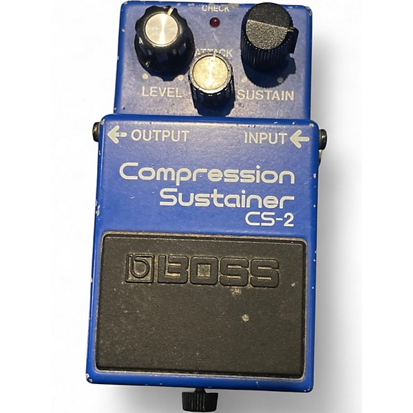 Used BOSS CS2 Compressor Sustainer Effect Pedal