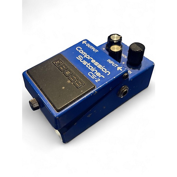 Used BOSS CS2 Compressor Sustainer Effect Pedal