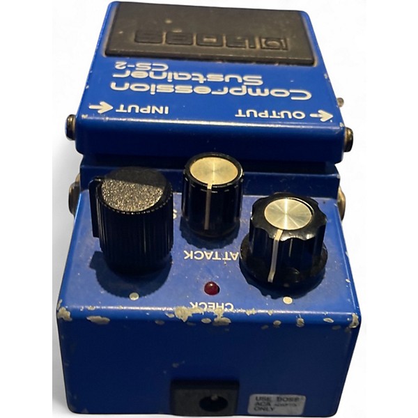 Used BOSS CS2 Compressor Sustainer Effect Pedal